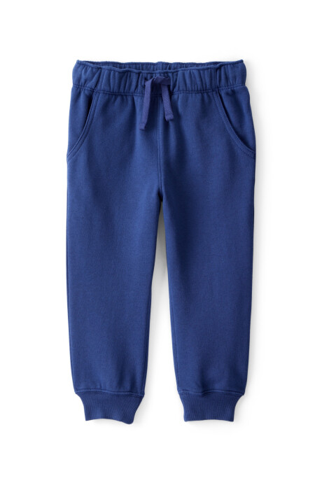 Pantalón deportivo de algodón, azul marino Pantalón deportivo de algodón, azul marino