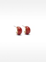 Pendientes De Resina gris