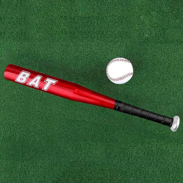 Palo Bate Baseball Beisbol Aluminio 51cm Deporte Defensa Variante Color Rojo