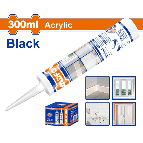 SELLADOR ACRILICO 300ML NEGRO WADFOW WGQ2T23 SELLADOR ACRILICO 300ML NEGRO WADFOW WGQ2T23