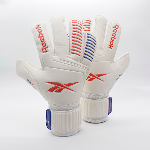 Guantes Reebok Arquero Royal III Blanco - Rojo - Azul