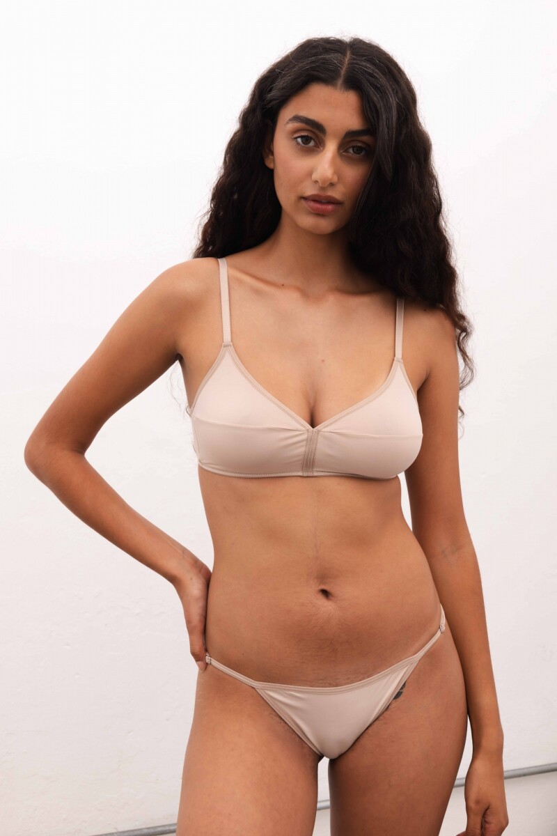 Soutien Comfort ECO – Copa soft sin aro, soporte amplio y adaptable - Tostado 