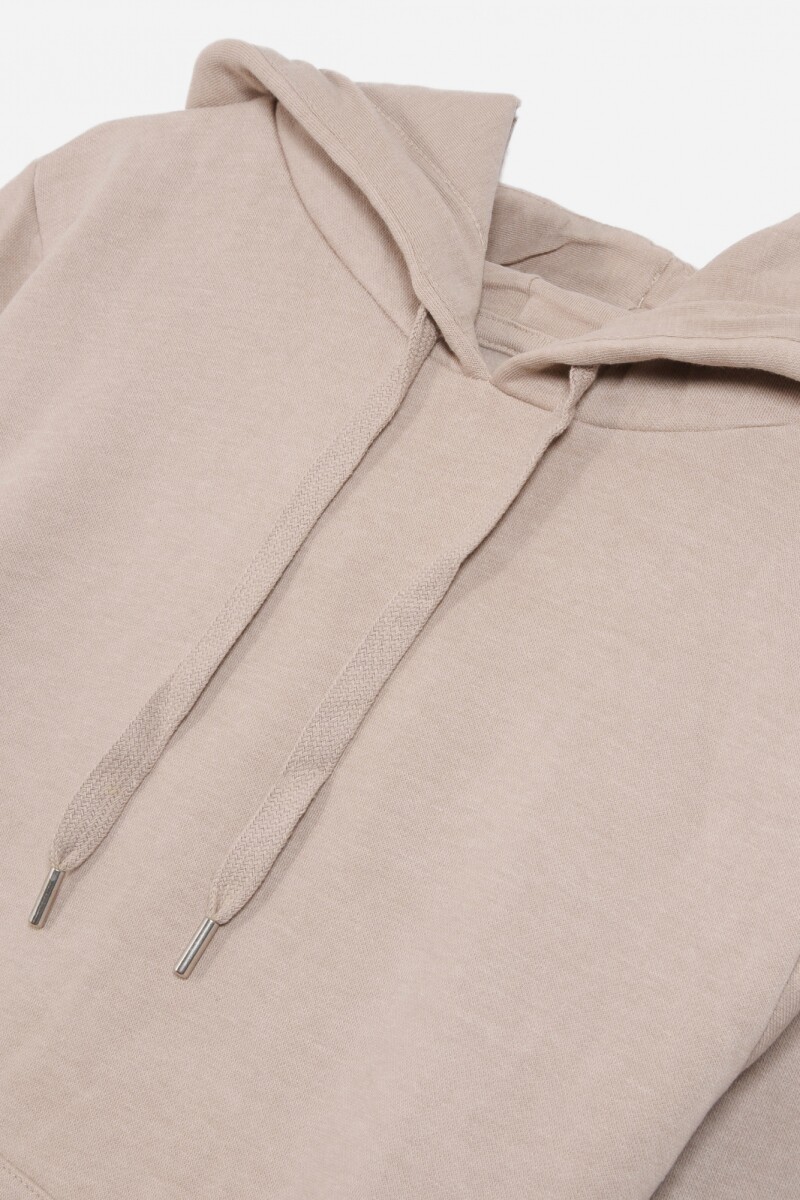 Hoodie colores cremas BEIGE