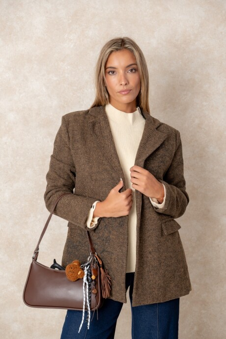 BLAZER MARIELLA Marrón