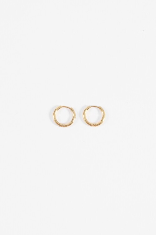 Aros acero extra small dorado