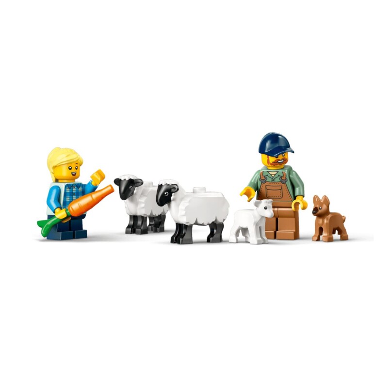 Lego City Tractor rojo con remolque y oveja 116 pcs 4+ Lego City Tractor Rojo Con Remolque Y Oveja 116 Pcs 4+