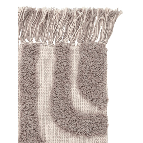 Alfombra BERGASTER 65x200 marrón/beige Marrón
