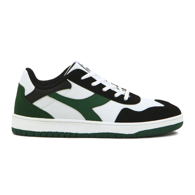 Championes Casuales Mujer Diadora Wind Blanco-Verde