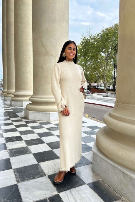 Vestido Taviju Beige