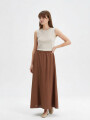 Falda Azur Marron