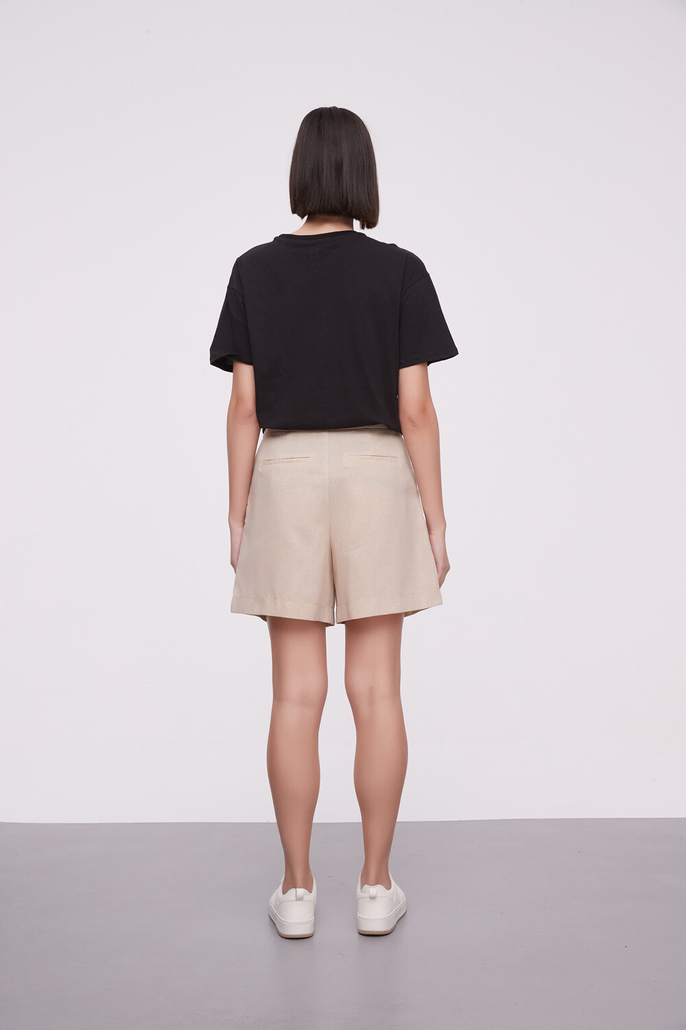 Short Mielas Beige Claro