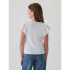 SS SCOOP RIB FLUTTER TOP NEW OFF WHITE