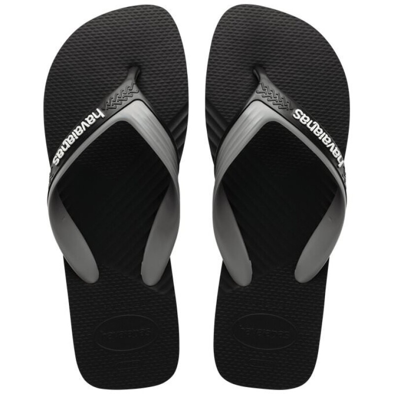 Sandalias de Hombre Havaianas Dual Negro - Gris Acero