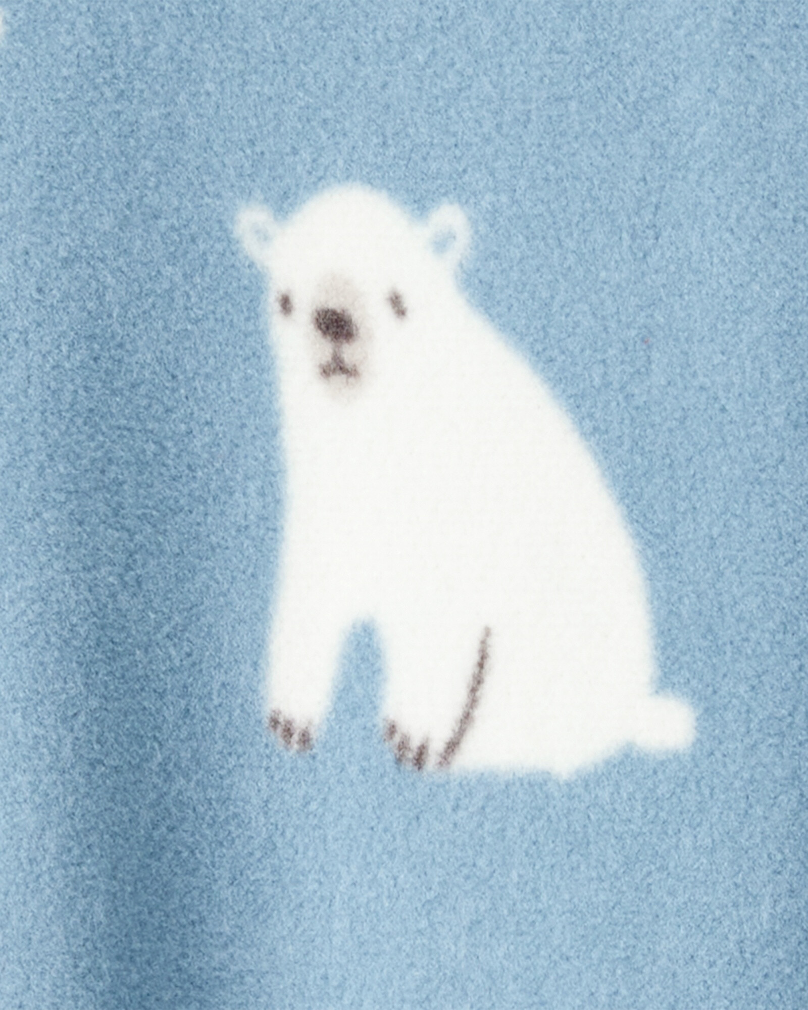 Pijama una pieza de micropolar, con pie, diseño osos polares Pijama una pieza de micropolar, con pie, diseño osos polares