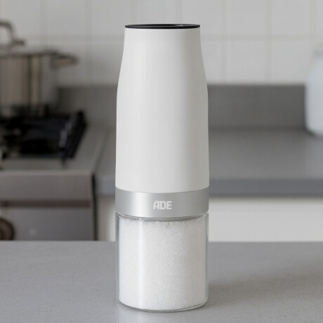 Molinillo Eléctrico Sal y Pimienta Blanco ADE Molinillo Eléctrico Sal y Pimienta Blanco ADE