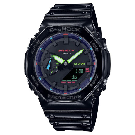 Reloj CASIO GA2100RGB-1ADR en Resina Negro Esfera 48mm 0
