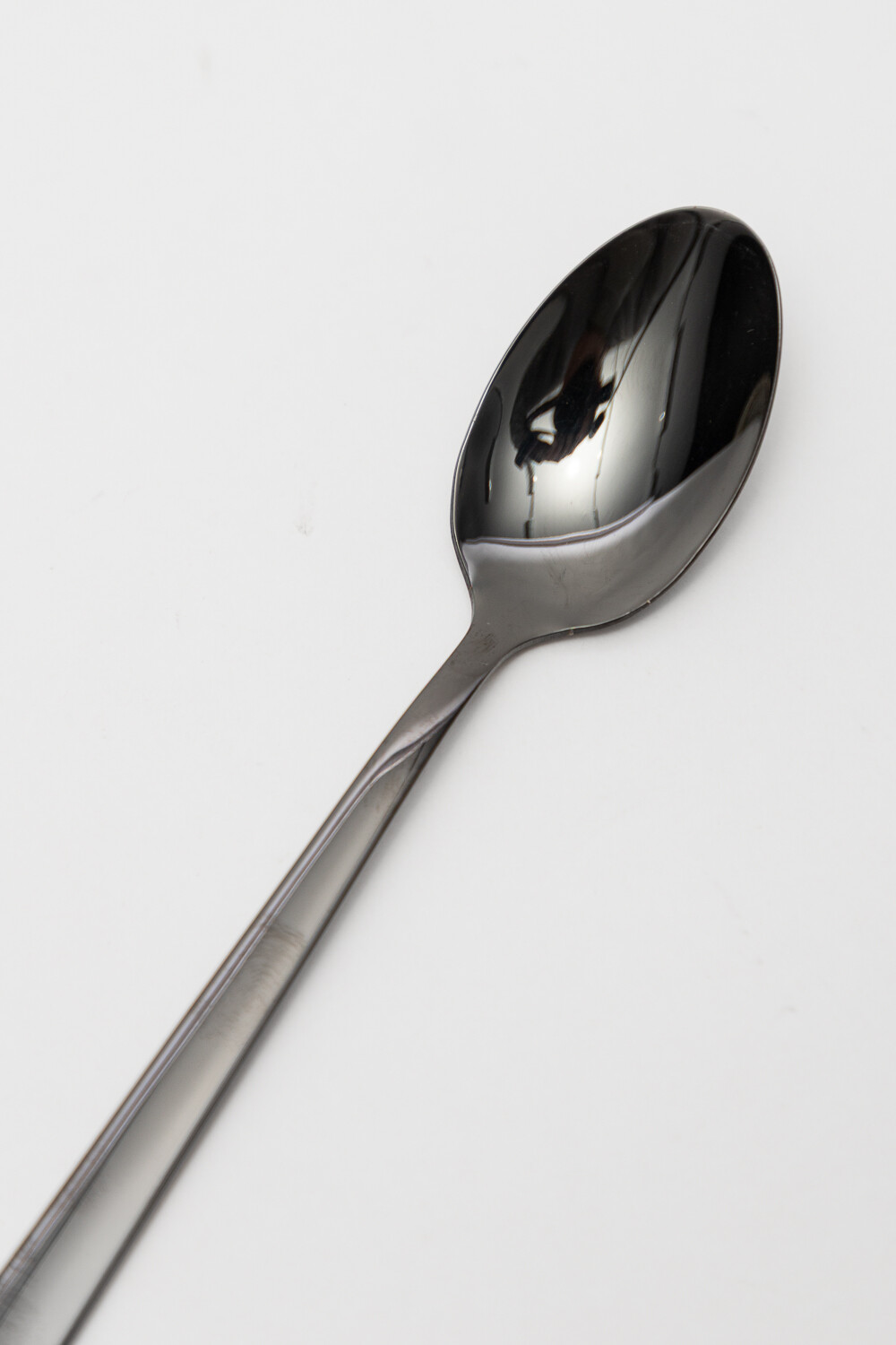 Cuchara De Té Asher Set 4un. Negro Brillante Color Unico