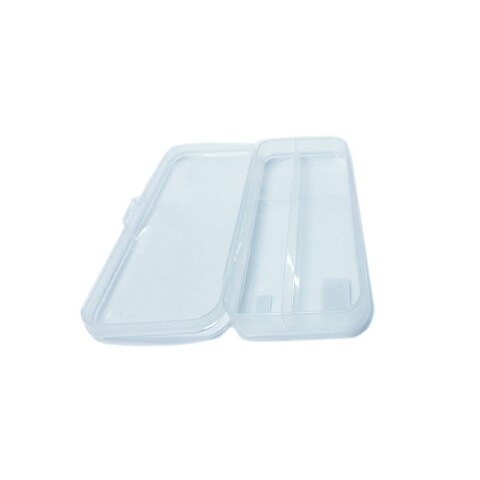 Estuche plástico transparente para útiles escolares Estuche Plástico Transparente Para útiles Escolares