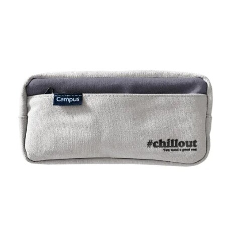 Cartuchera Campus #Chillout Gris