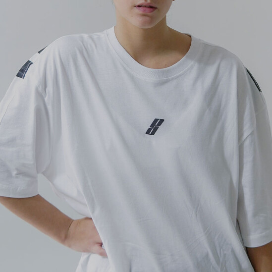 Remera Pulau Boxy Back Blanco