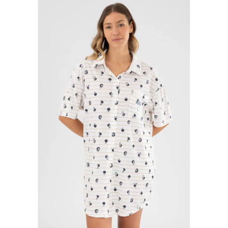 Camison mafalda 2 Marfil
