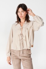 Blusa Plume Crudo