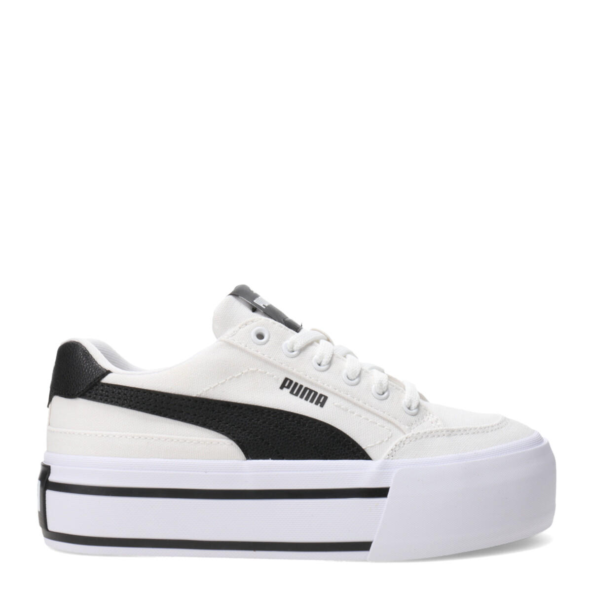 Championes de Mujer Puma Court Classic Vulc FS Platforma Puma - Blanco - Negro 