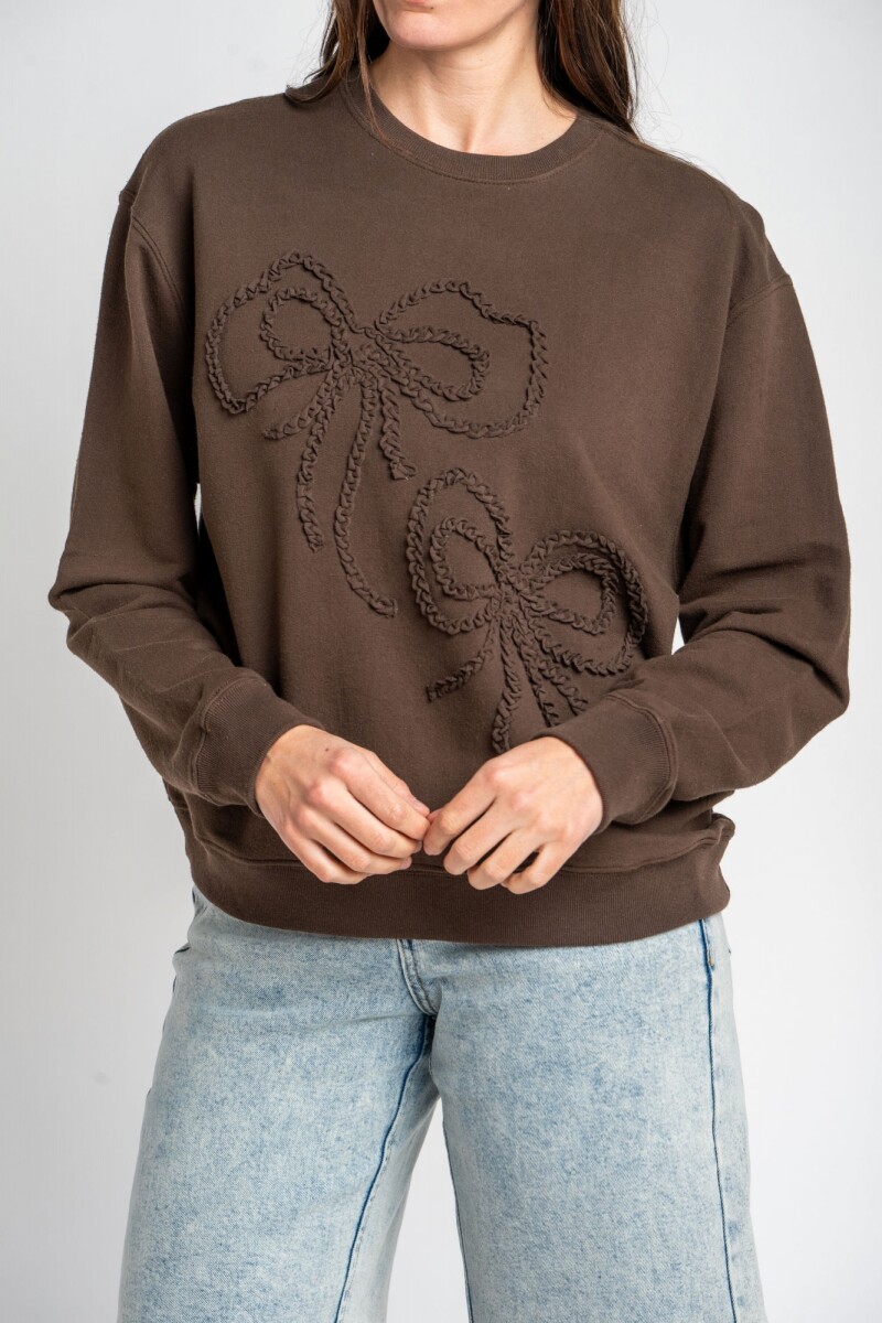 Sweater Moño Marron
