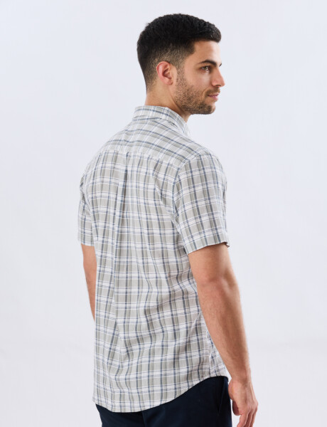CAMISA CUADROS DE LINO Denim