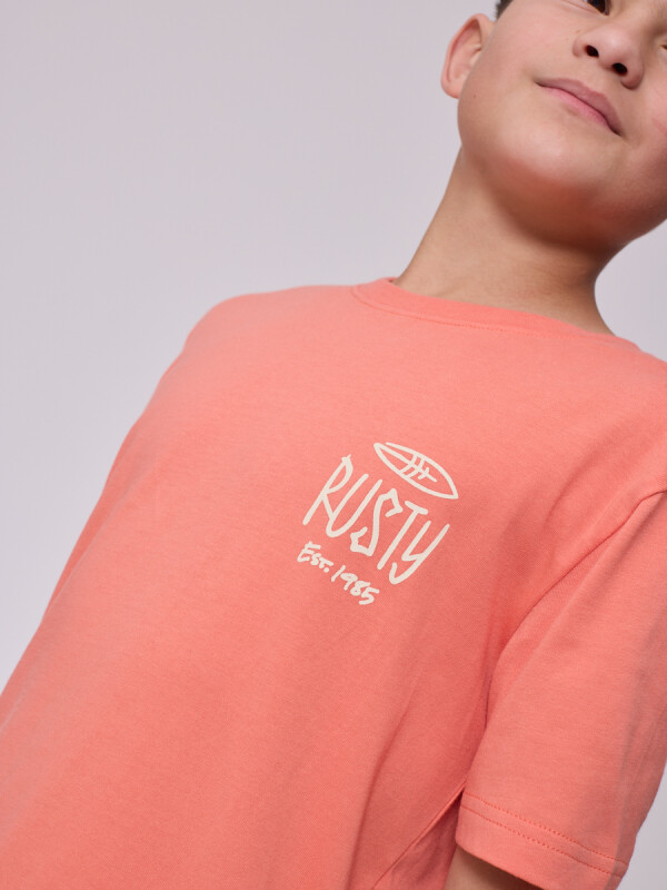 T-SHIRT ROKAI TEEN RUSTY Durazno