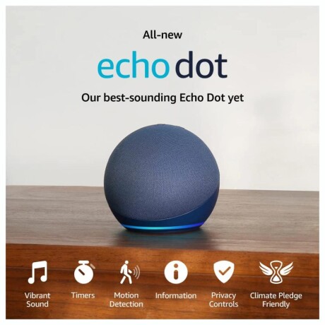 AMAZON ECHO DOT 5TA GENERACION Asistente Virtual AMAZON Echo Dot Alexa (5Ta GEN) BT WiFi - Sea Blue