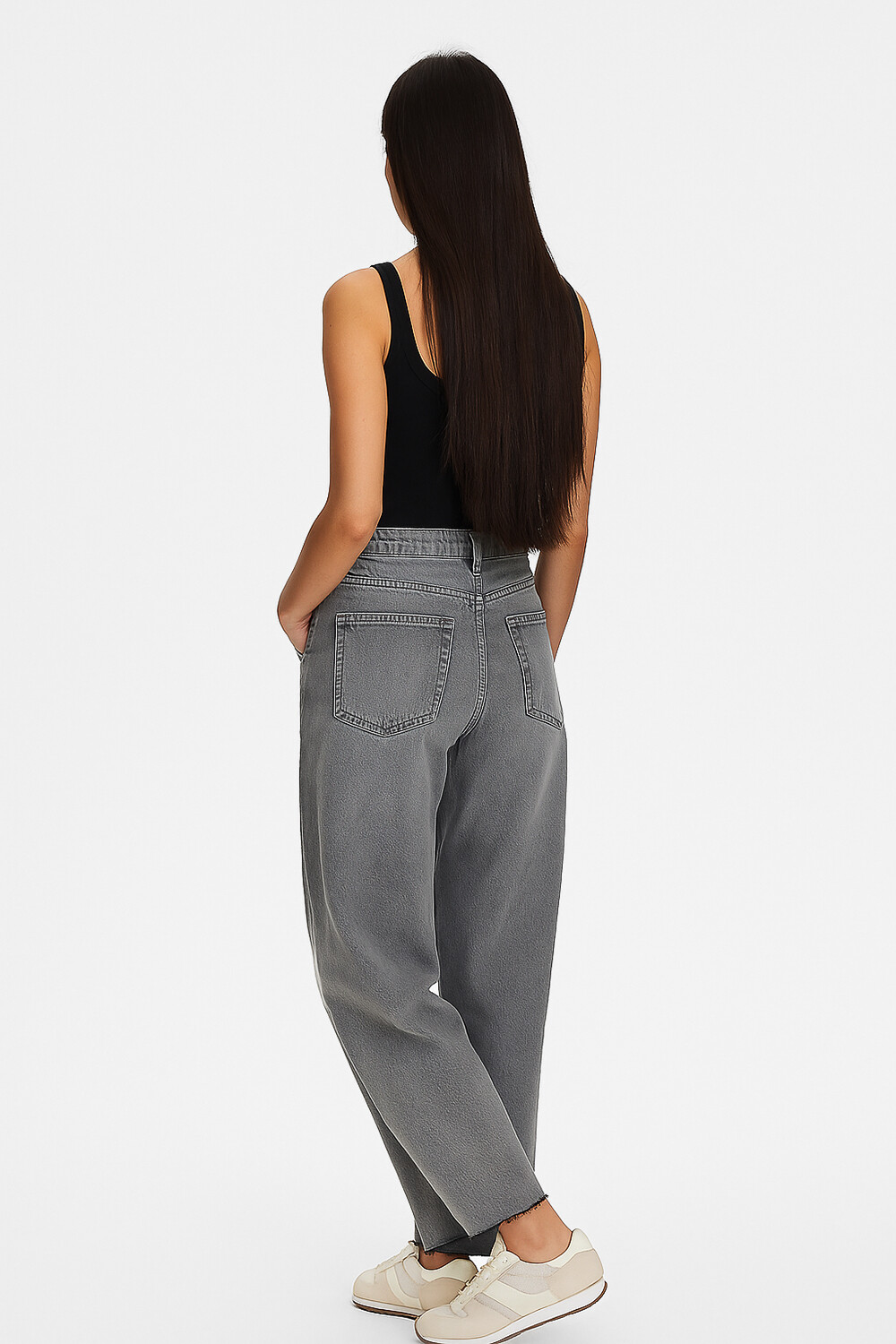 Pantalon Olena Gris Claro