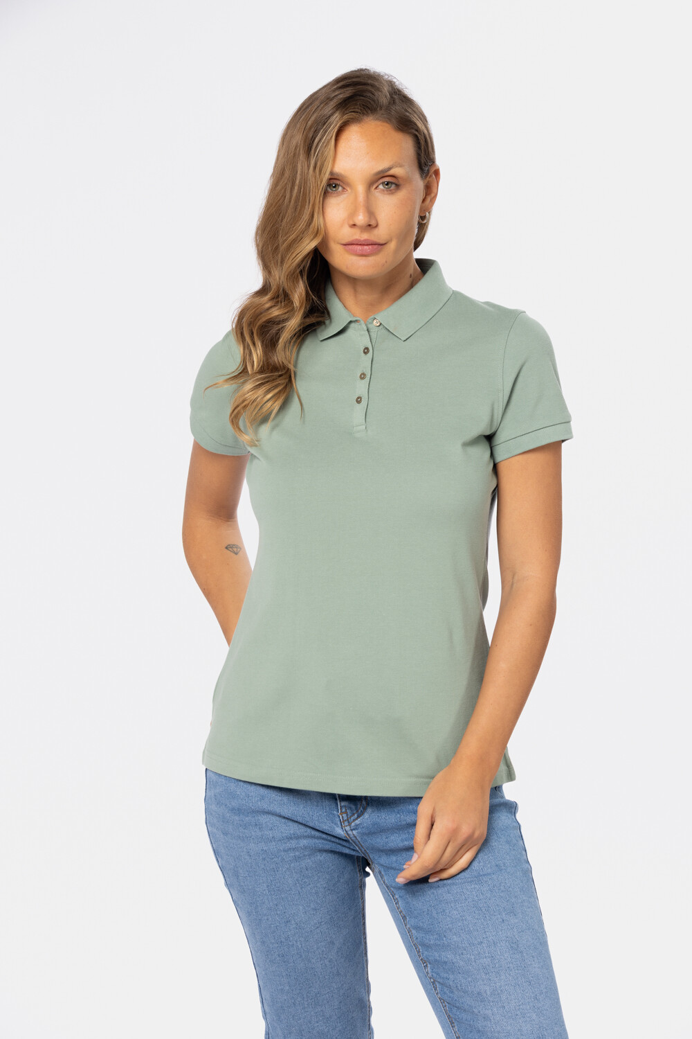 POLO PIQUE LISA Verde