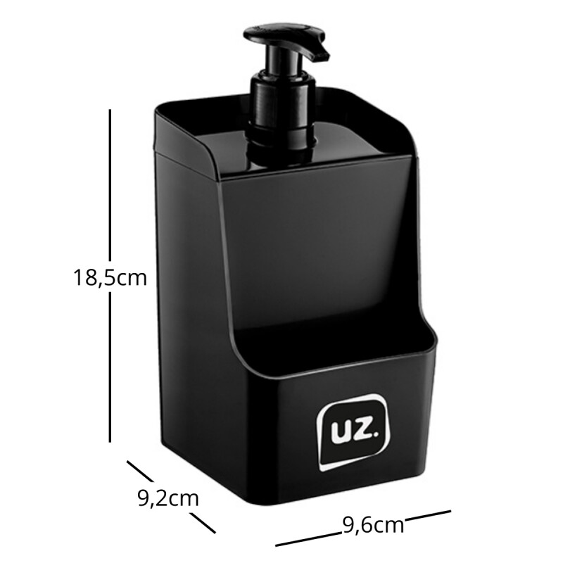 Dispensador de Jabón Líquido NEGRO