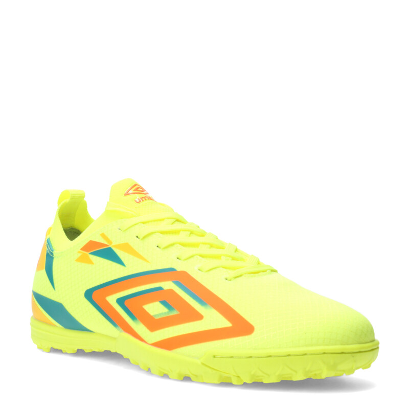 Championes de Hombre Umbro Amarillo Lima - Anaranjado - Celeste