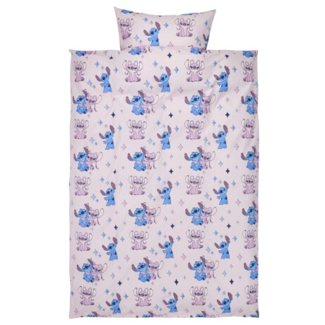 Juego Funda Nordica Stitch 155X220 Rosa