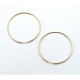 Aros En Oro 18 K , 5 Cms De Diametro Aros En Oro 18 K , 5 Cms De Diametro