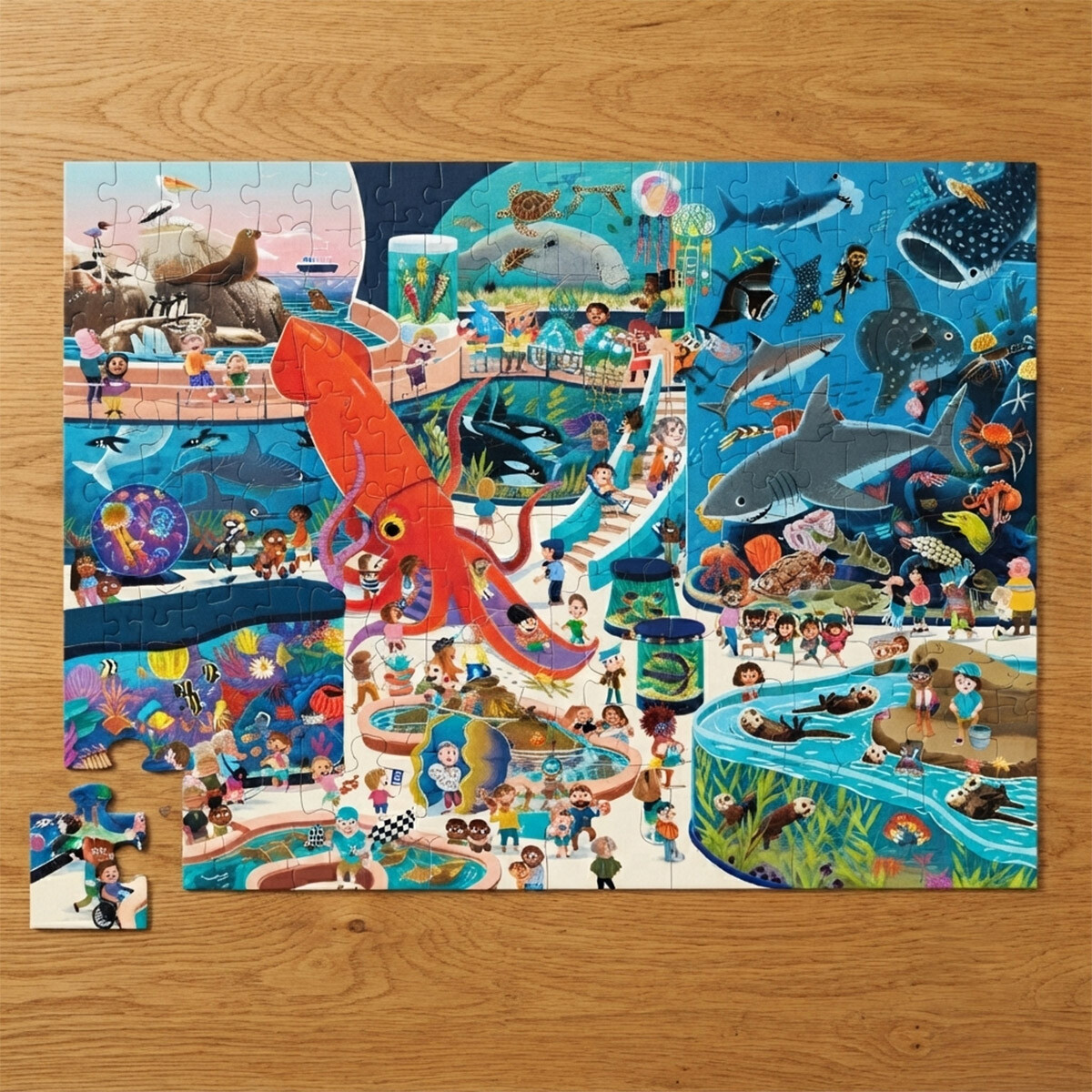 Puzzle Crocodile Creek 60 Piezas 48 x 33 cm - ACUARIO 