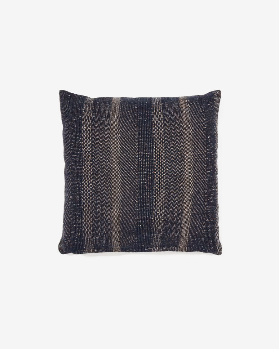 Almohadón Sunta de algodón, rayas azul oscuro 50 x 50 cm Almohadón Sunta de algodón, rayas azul oscuro 50 x 50 cm