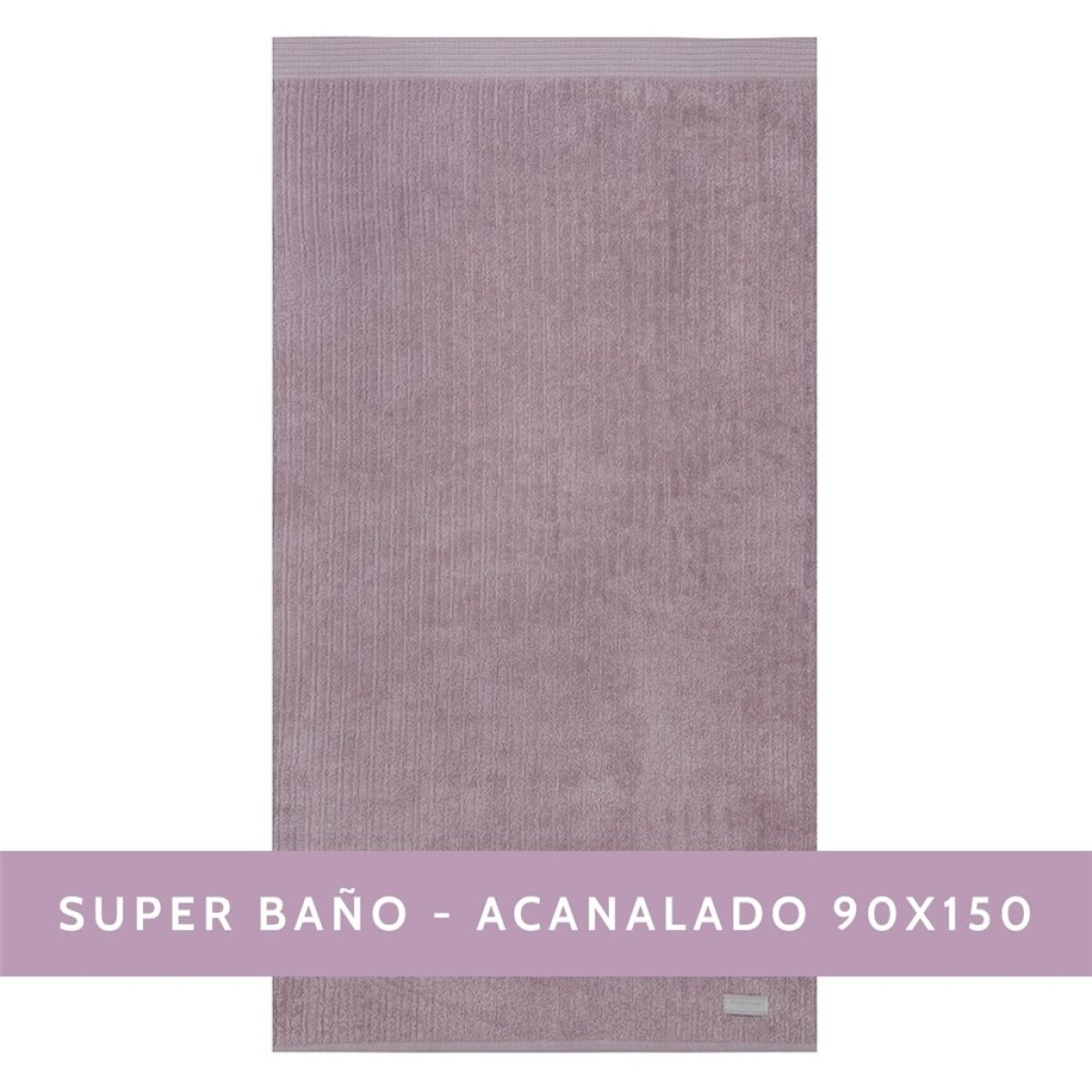 TOALLA GIGANTE ACANALADO - 480G ROSA - 90X150 