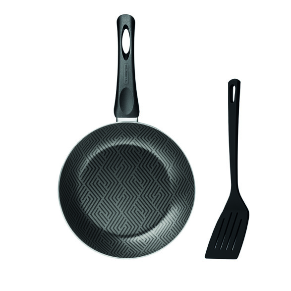 Sartén con espátula modelo "PARIS", Ø20cm -TRAMONTINA TR5606