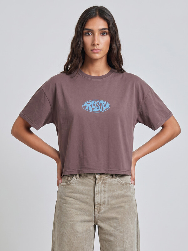T-SHIRT ERIKA RUSTY MarrÓn