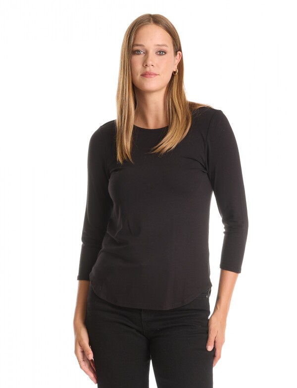 Remera Basica NEGRO