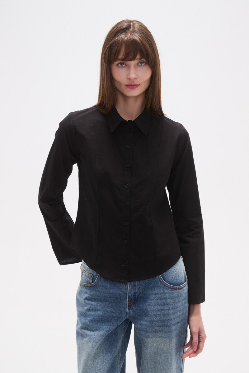 Camisa Cyrel - Negro 
