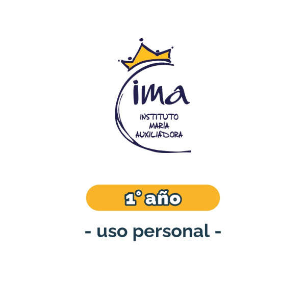 Lista de materiales - Primaria 1° - Uso personal IMA Única