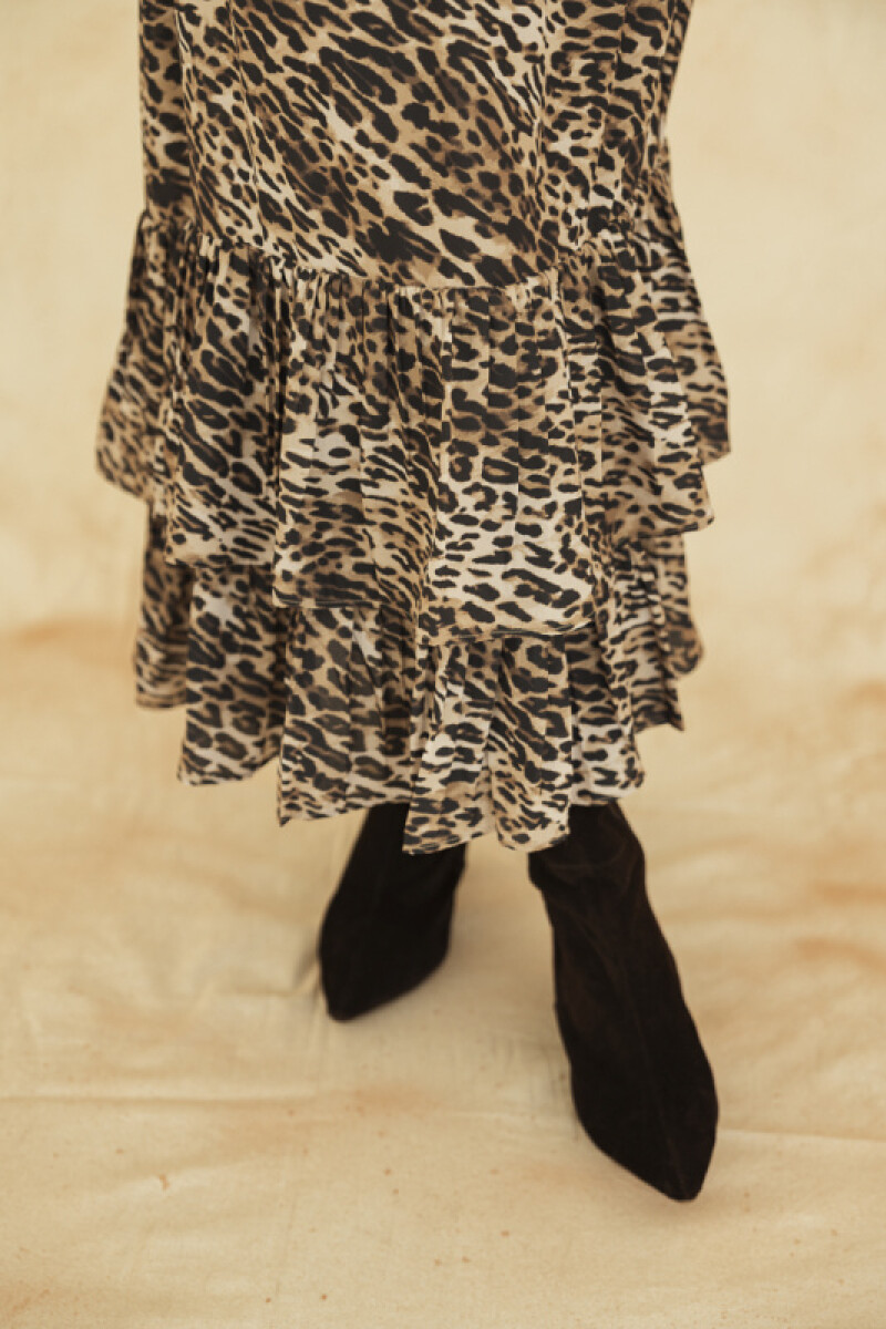 VESTIDO VALENTINA MAXI UNIQUE LEOPARD VESTIDO VALENTINA MAXI UNIQUE LEOPARD