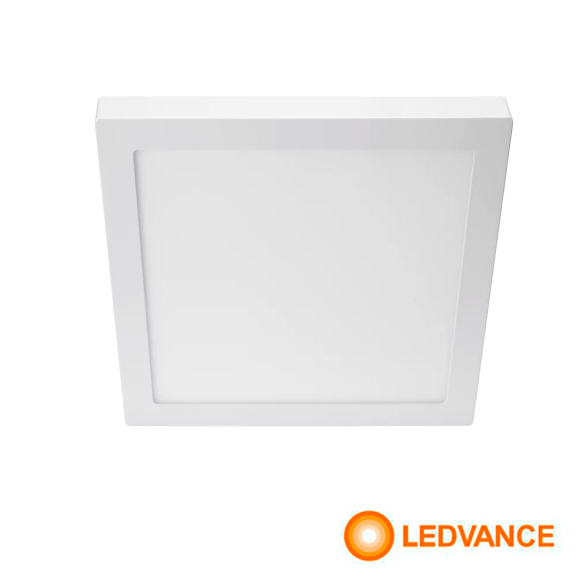 Panel Led LEDVANCE OSRAM Slim Cuadrado De Adosar 18W Luz Cálida 