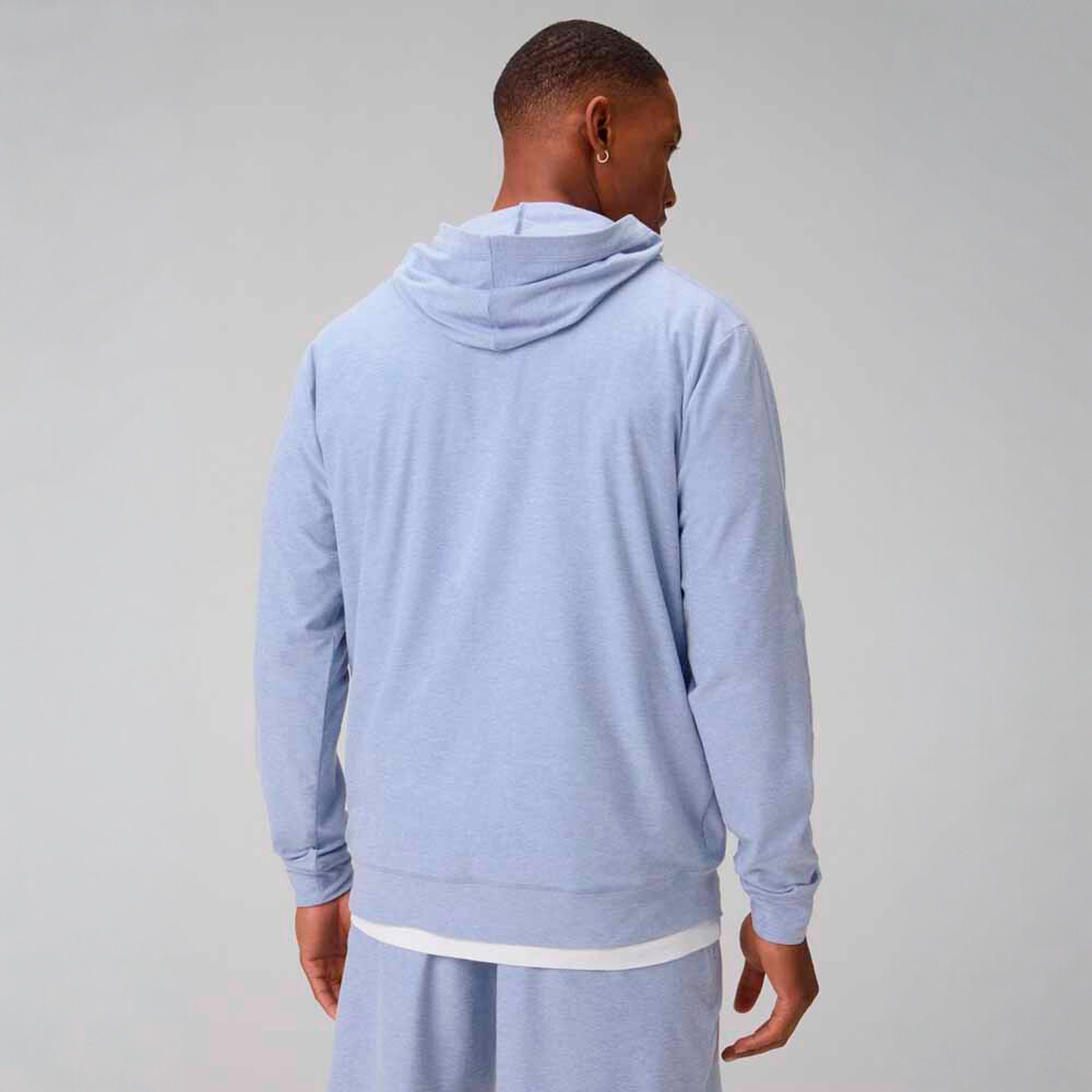 Polera The Cloud Jersey Hoodie Hombre Blue Oxford Heather