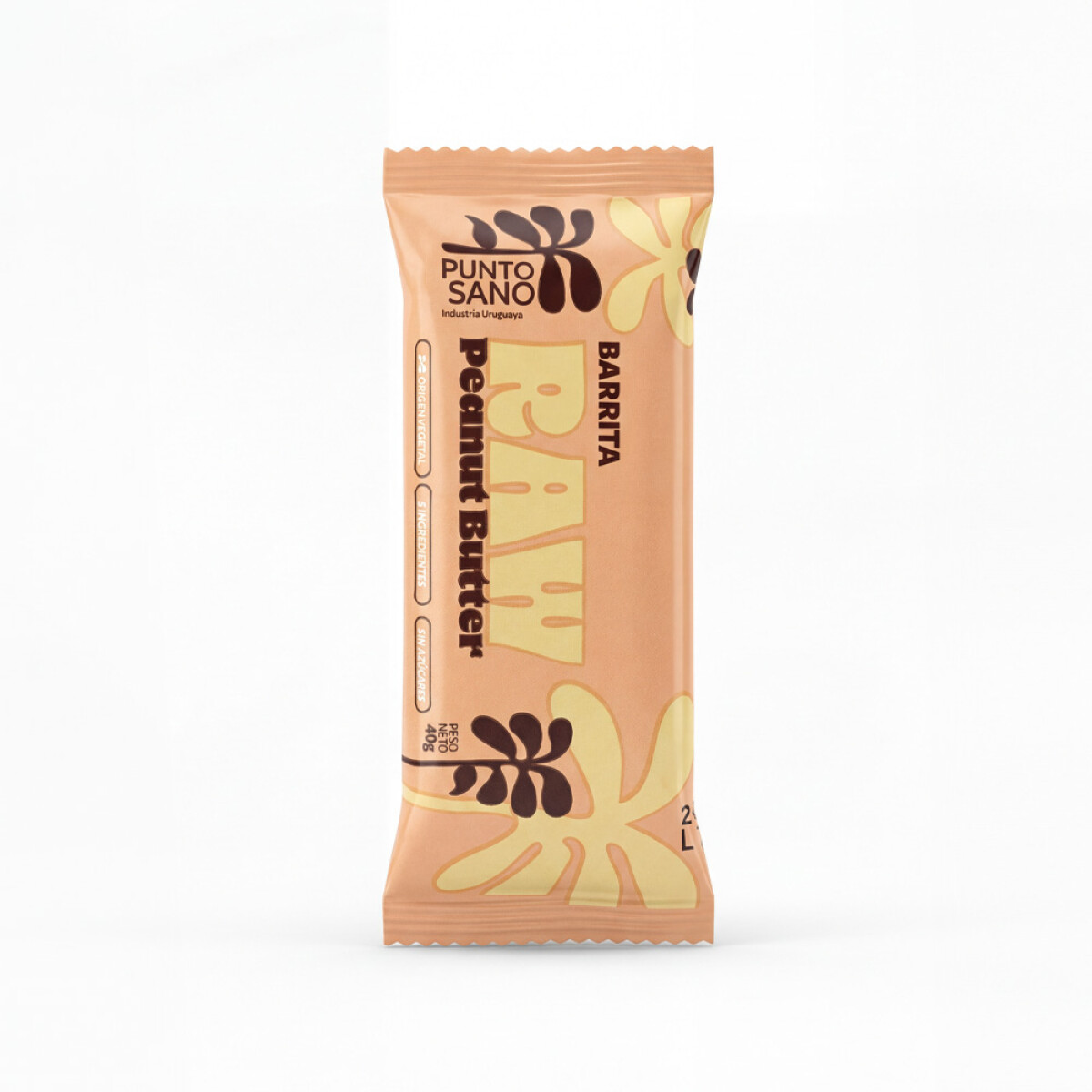 Barra raw peanut butter 40g Punto Sano 