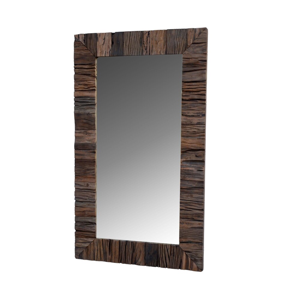 ESPEJO DE PARED MADERA NATURAL-BEIGE M-20817